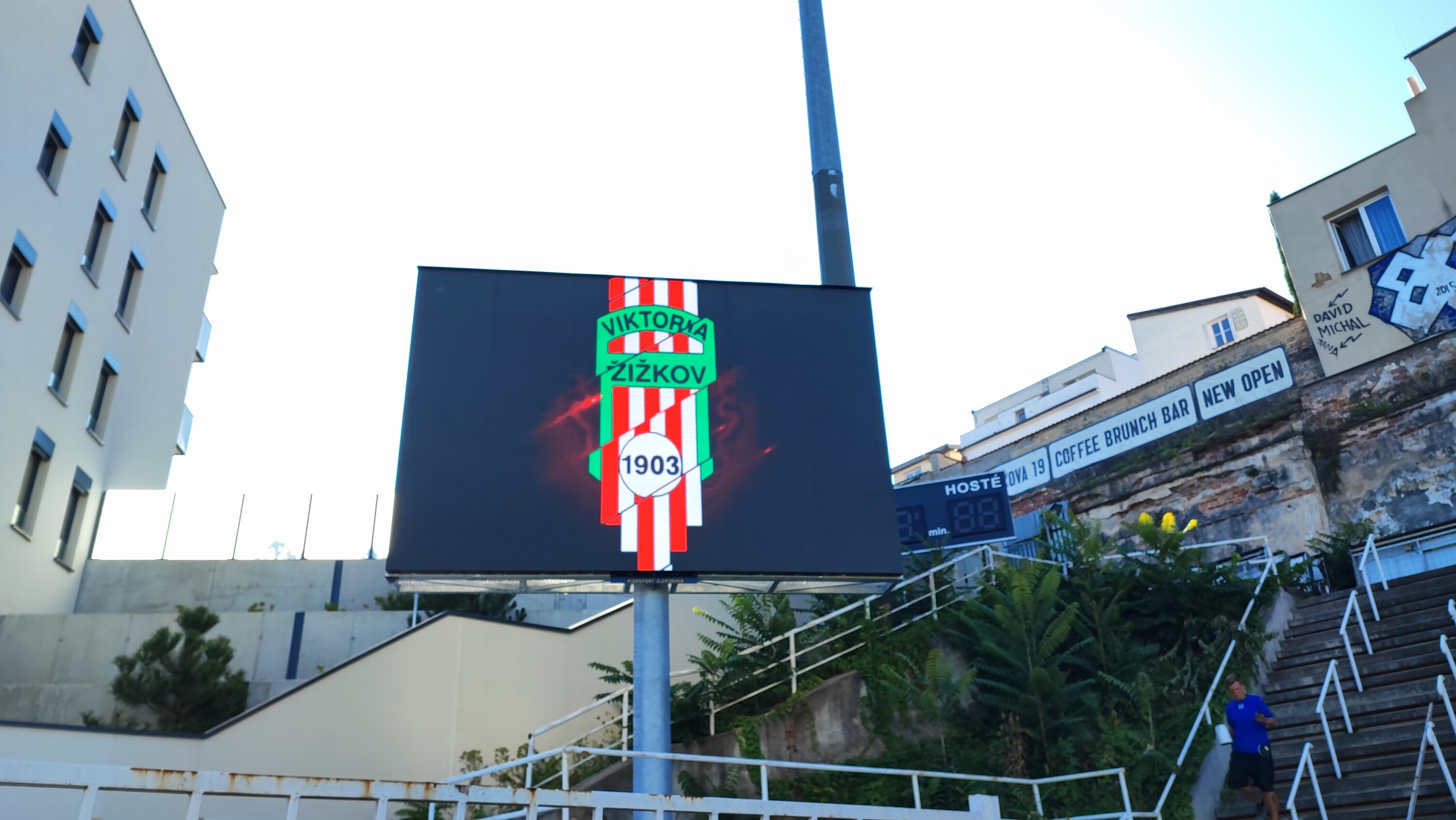 FK Viktoria Žižkov LED obrazovka