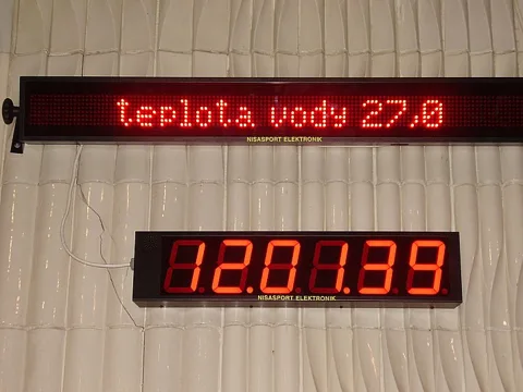 Světelná tabule pro plavecké bazény SU 343