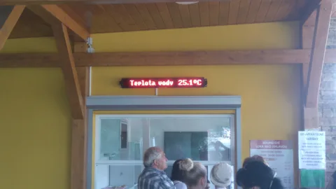 Světelná tabule pro plavecké bazény SU 343