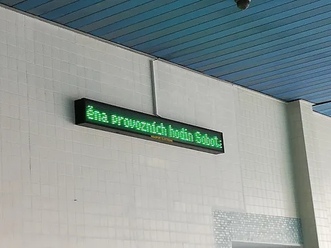 Světelná tabule pro plavecké bazény SU 343